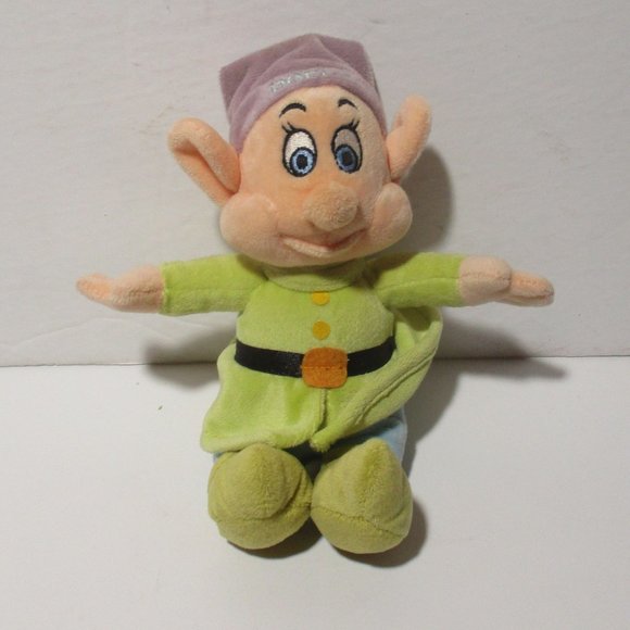 Lot Of 5 Snow White The Seven Dwarfs Doll Plush Disney Store 9" - Picture 7 of 9